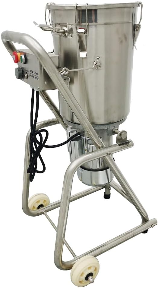 Commercial Food Processor 32L Stainless Steel Meat Vegetable Chopper Food Cutter 1800W Meat Grinder Meatball Beater Blender for Fruit Vegetable Grains Garlic