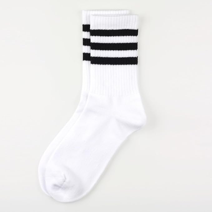 COTTON DAY Women's Soft Combed Cotton Dress Socks Seamless Toe Black White Gray Navy Blue Brown Beige