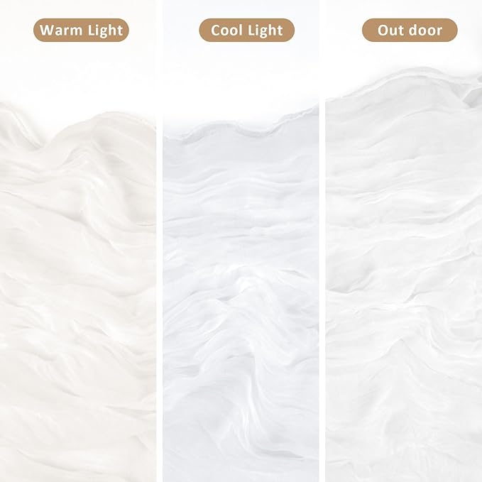 White Cheesecloth Table Runner, 120 Inch 10 FT Boho Rustic Cheesecloth Gauze, Cheese Cloth Runner for Wedding Spring Easter Baby Bridal Shower Party Decoration, 1 Pack