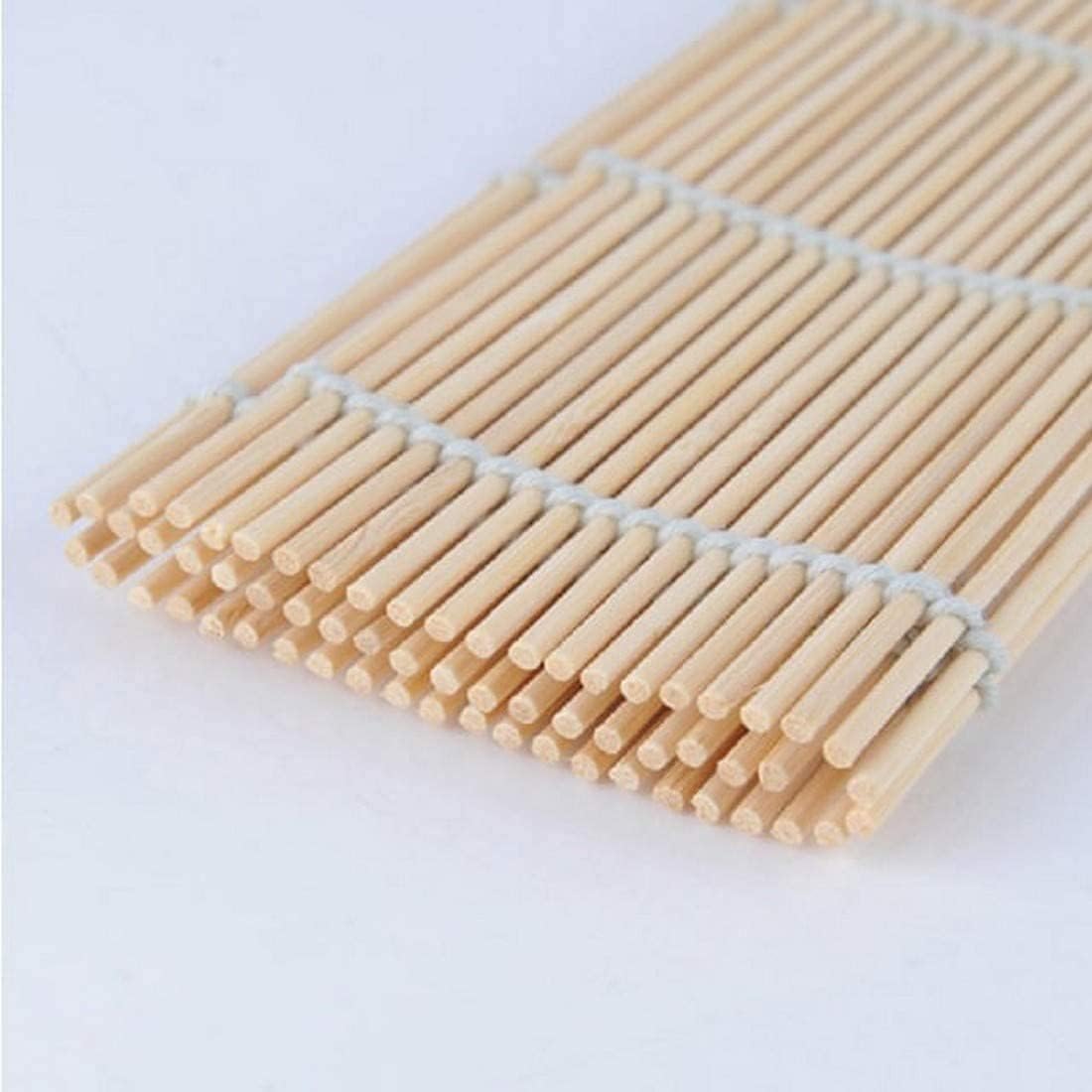 JapanBargain, Pack of 10 Large Bamboo Sushi Mats Sushi Roller Rolling Mats Sushi Maker, 10.5-inch Square