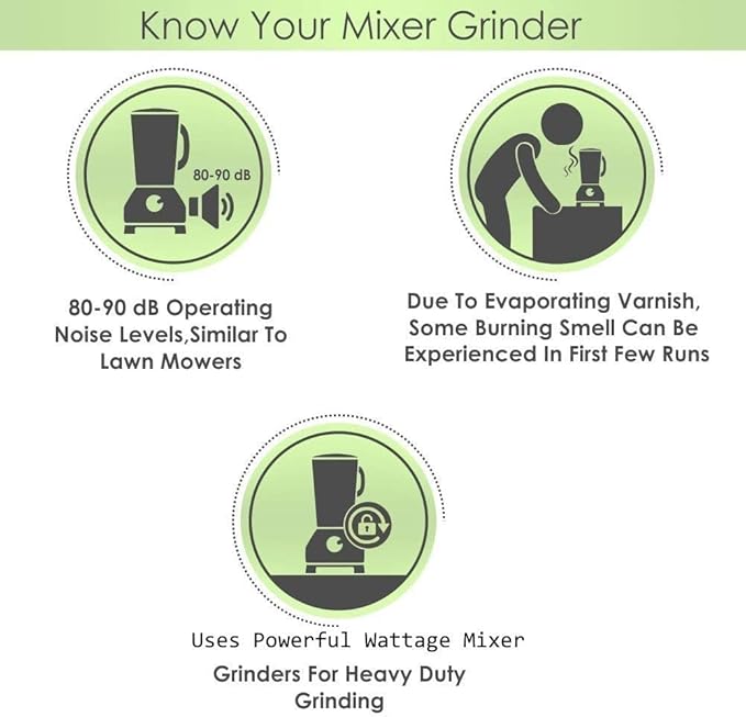 Tabakh Prime Indian Mixer Grinder (Indian Mixie) | 650 Watts | 110-Volts