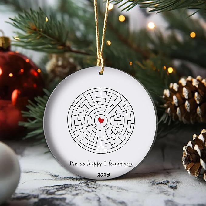 2025 Christmas Ornament, Boyfriend Valentines Day Gift for Him, Funny Gift, Husband