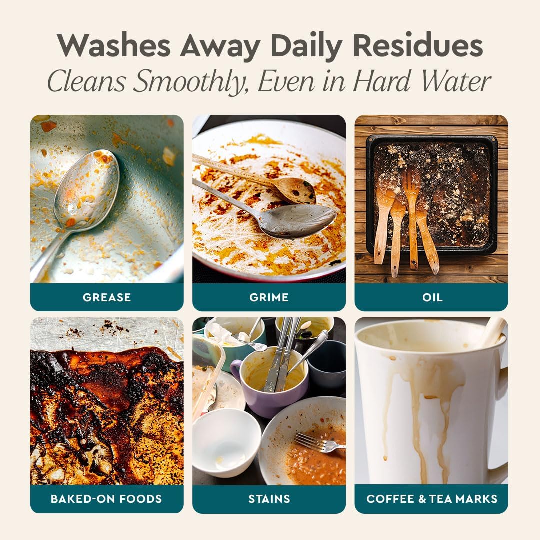 Puracy Dishwasher Pods, Natural Dishwasher Detergent, Citrus Skies Dish tabs - Enzyme-Powered, Spot & Residue Free - TikTok Trend Items, Must Haves from TikTok (Citrus Skies, 50 Count - 2 Pack)