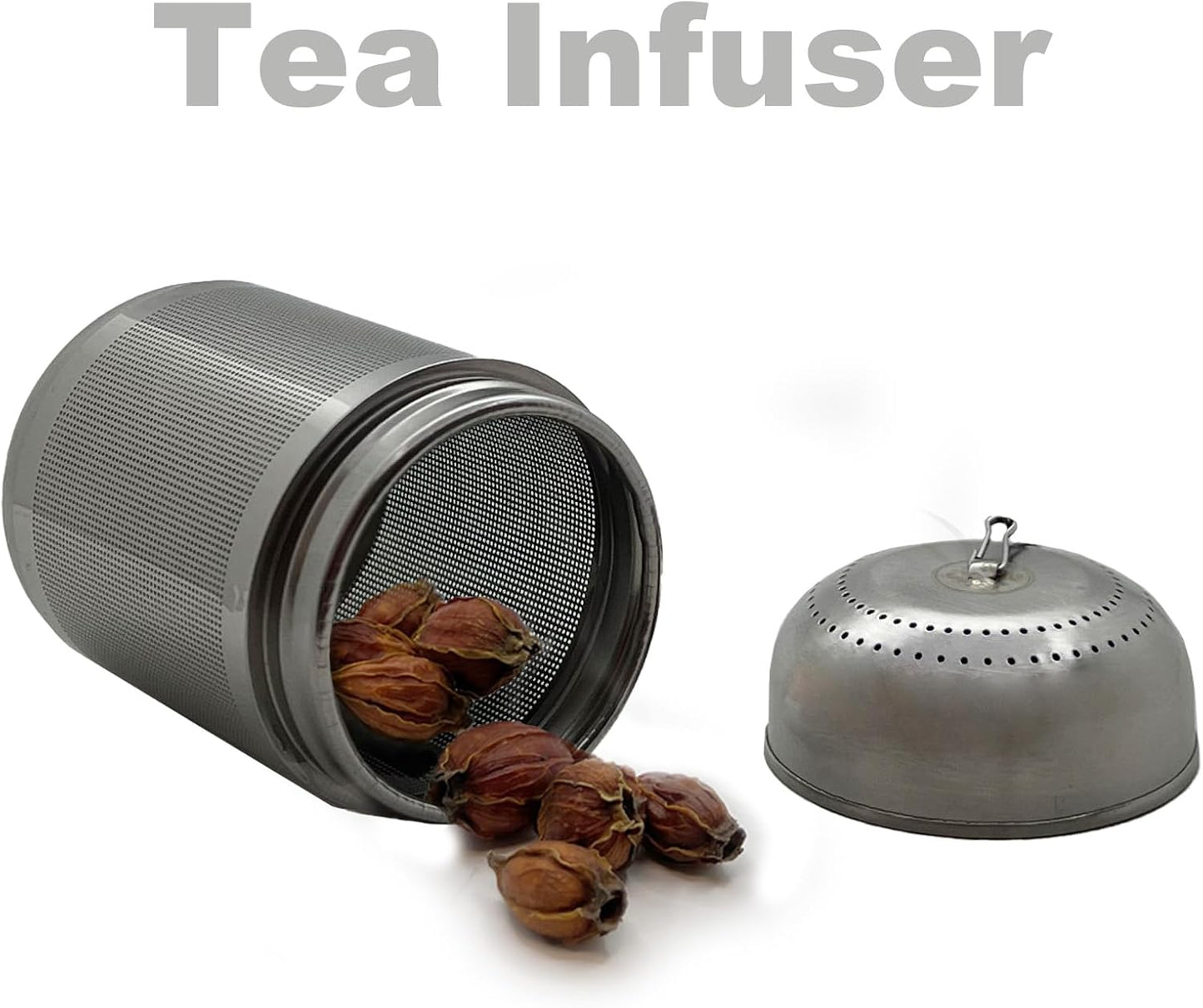 2PCS Medium Size Stainless Steel Tea Infuser Wide Mouth Bottles.,Compatible with Stanley,Hydro Flask, Iron Flask, Takeya, ThermoFlask