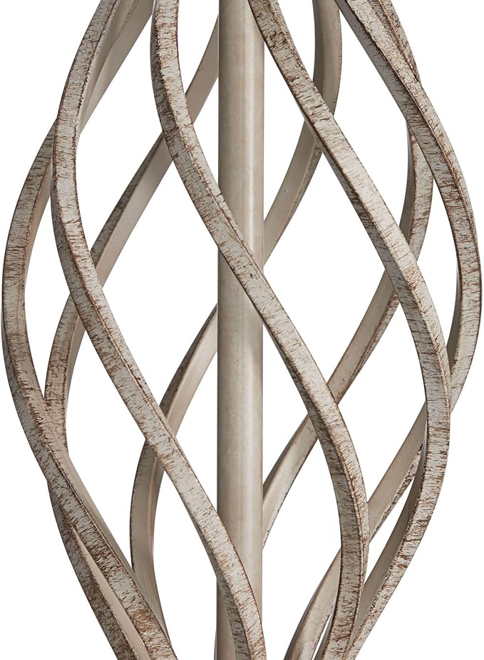 Franklin Iron Works Annie Modern Industrial Table Lamps 28" Tall Set of 2 Weathered Sand Iron Cream Tapered Drum Shade for Bedroom Living Room House Home Bedside Nightstand Office Entryway Family