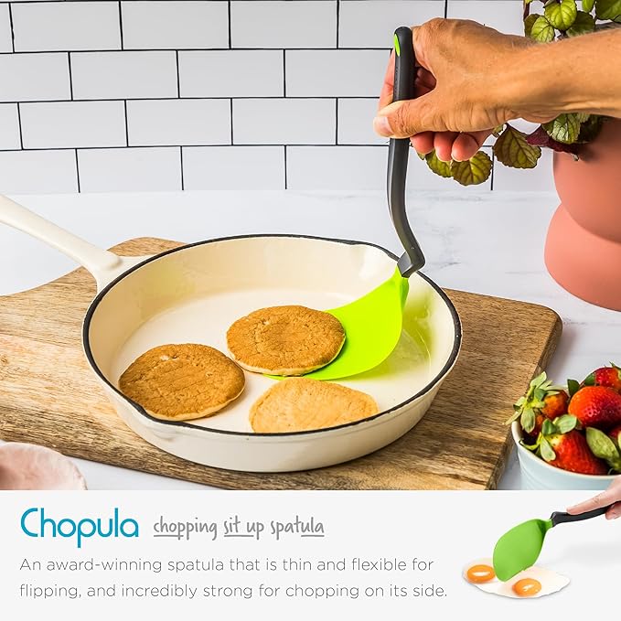 Dreamfarm Ultimate Set of The Best Silicone & Nylon Non-Stick-Safe Kitchen Cooking Utensils Set with Chopula, Supoons, Clongs Lite, Sharple, & Lestrain - Party Mix