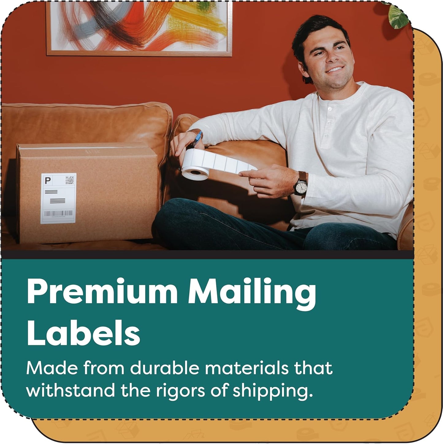Aegis Adhesives - 4” X 1.5” Direct Thermal Labels for Printing Barcodes, Address, Perforated & Compatible with Rollo, Zebra, & Other Desktop Label Printers (10 Rolls, 900/Roll)