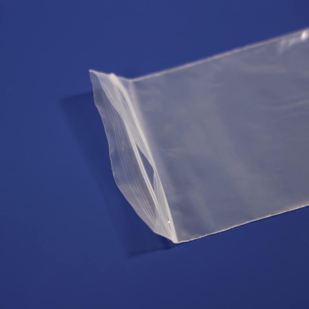 iMailer - 500 Pcs - 2" x 10" Incense Bags-Resealable Zip Bags for Snack, Necklaces, Jewelry, Packaging & Shipping
