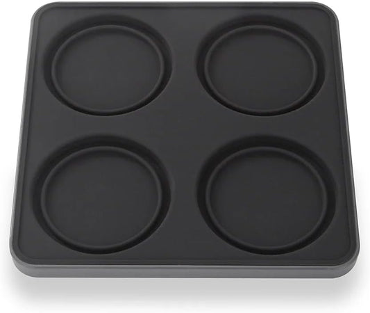 FinaMill Salt and Pepper Mill Tray, Stackable FinaPod Storage, Stylish Kitchen Accessories for Spice Grinder, Gift-Ready - Slate Quartet Stackable Tray