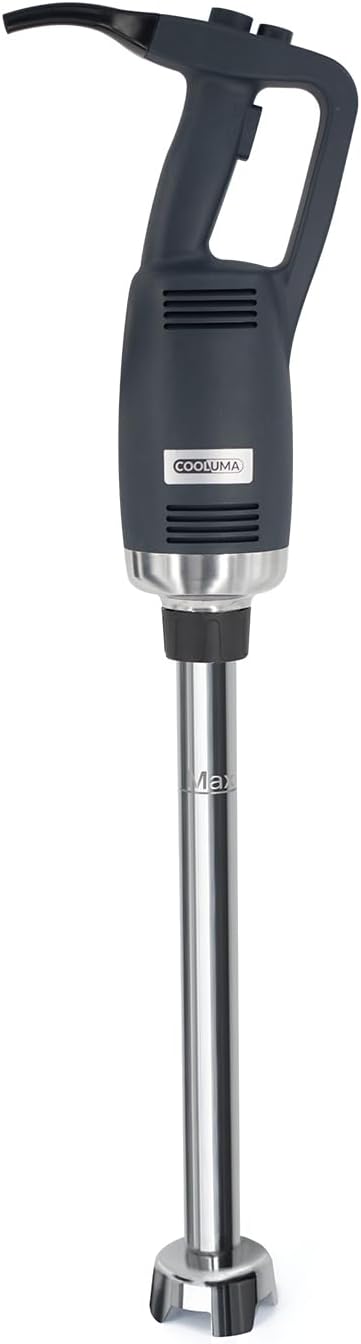 X-Heavy Huty 750W Commercial Immersion Blender, 20 Inch Removable Shaft, 8,000-19,000 RPM Variable Speed, 42 Gallons Hand Mixer, Secure Dual Button Start.