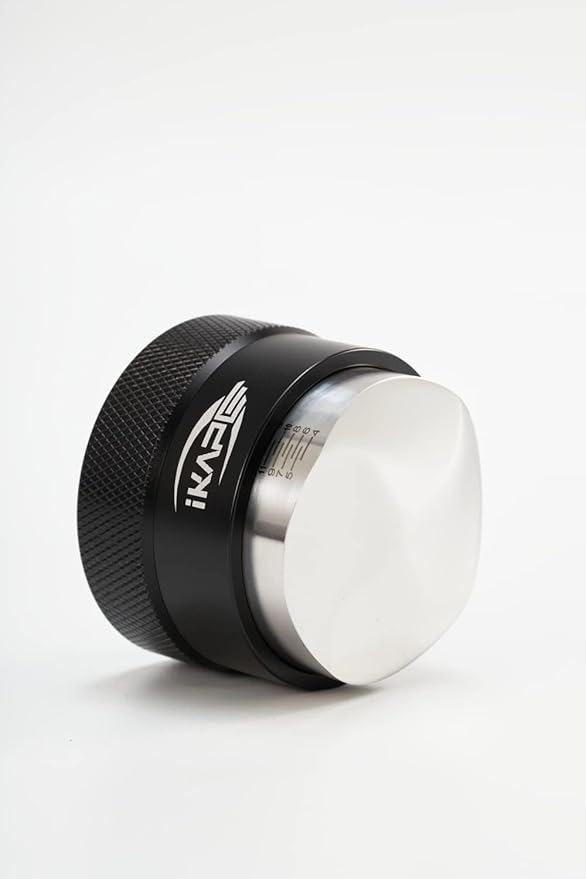 IKAPE Coffee Products, 49mm Coffee Distributor, Gravity Adaptive Espresso Distributor Fits All 49mm Espresso Portafilter(Black)