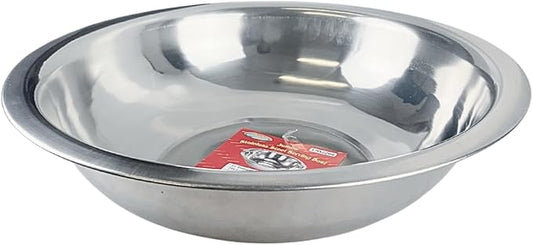 Stainless Steel Serving Bowl | 22" Diameter, 6" Deep | Ideal for Large Gatherings | Multi-Functional & Elegant