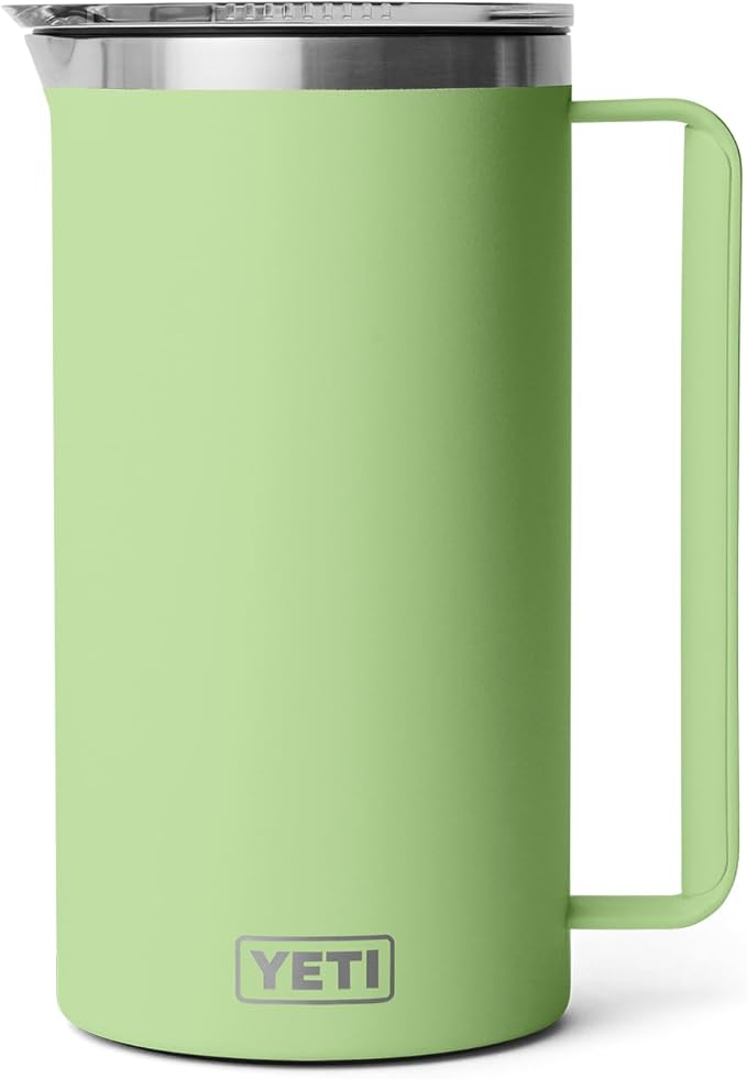 YETI Rambler 64 oz Pitcher, Vacuum Insulated, Stainless Steel with MagSlider Lid, Key Lime