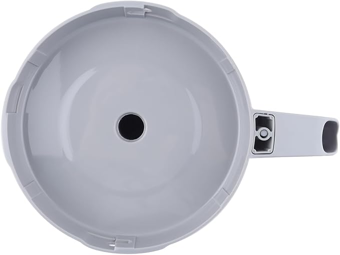 Cutter Bowl Compatible with Robot Coupe R2, R2B, R2N, R2 Dice Food Processor, 3 Quart, Gray, Replace OEM 112204S