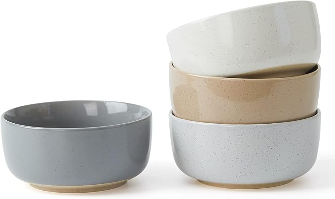famiware Milkyway Cereal Bowl, Soup Bowls for 4, 25 Ounce Bowls Set for Kitchen, Bowl Set for Cereal Soup Rice Pasta Salad Oatmeal, Multi-color