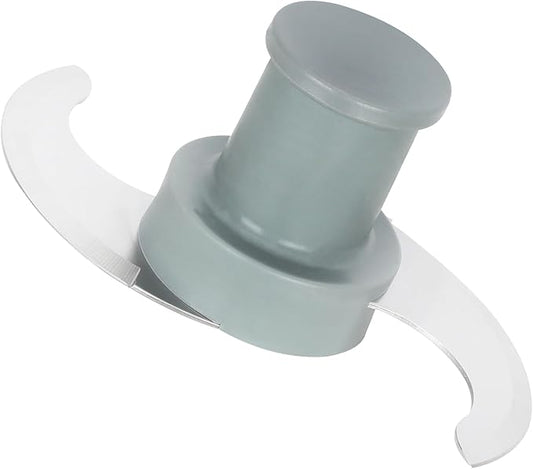 27055 S Smooth Blade Compatible with robot coupe Commercial Food Processor, Replacement for R201, R2, R2A, R2N, R2B, R2U, Stainless Steel Blade with Pitch, 1 Year Warranty