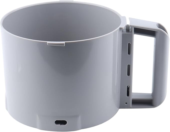 Cutter Bowl Compatible with Robot Coupe R2, R2B, R2N, R2 Dice Food Processor, 3 Quart, Gray, Replace OEM 112204S