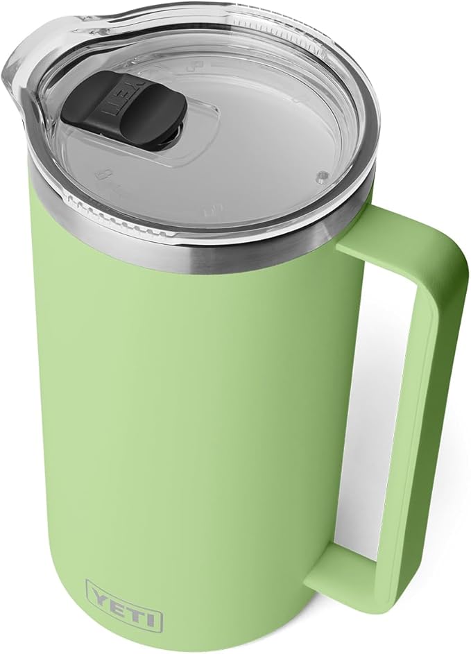 YETI Rambler 64 oz Pitcher, Vacuum Insulated, Stainless Steel with MagSlider Lid, Key Lime