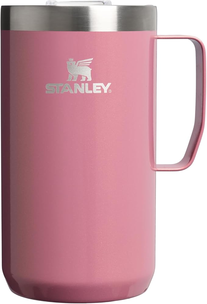 STANLEY Everyday Camp Mug | Drink Through Lid | Cup for Coffee, Tea and Drinks | Insulated Stainless Steel Coffee Mug | BPA-Free