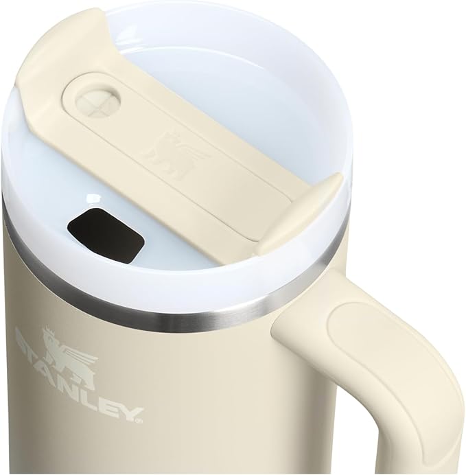 STANLEY Quencher H2.0 Tumbler with Handle and Straw 30 oz | Flowstate 3-Position Lid | Cup Holder Compatible for Travel | Insulated Stainless Steel Cup | BPA-Free | Exclusive Toasted Almond