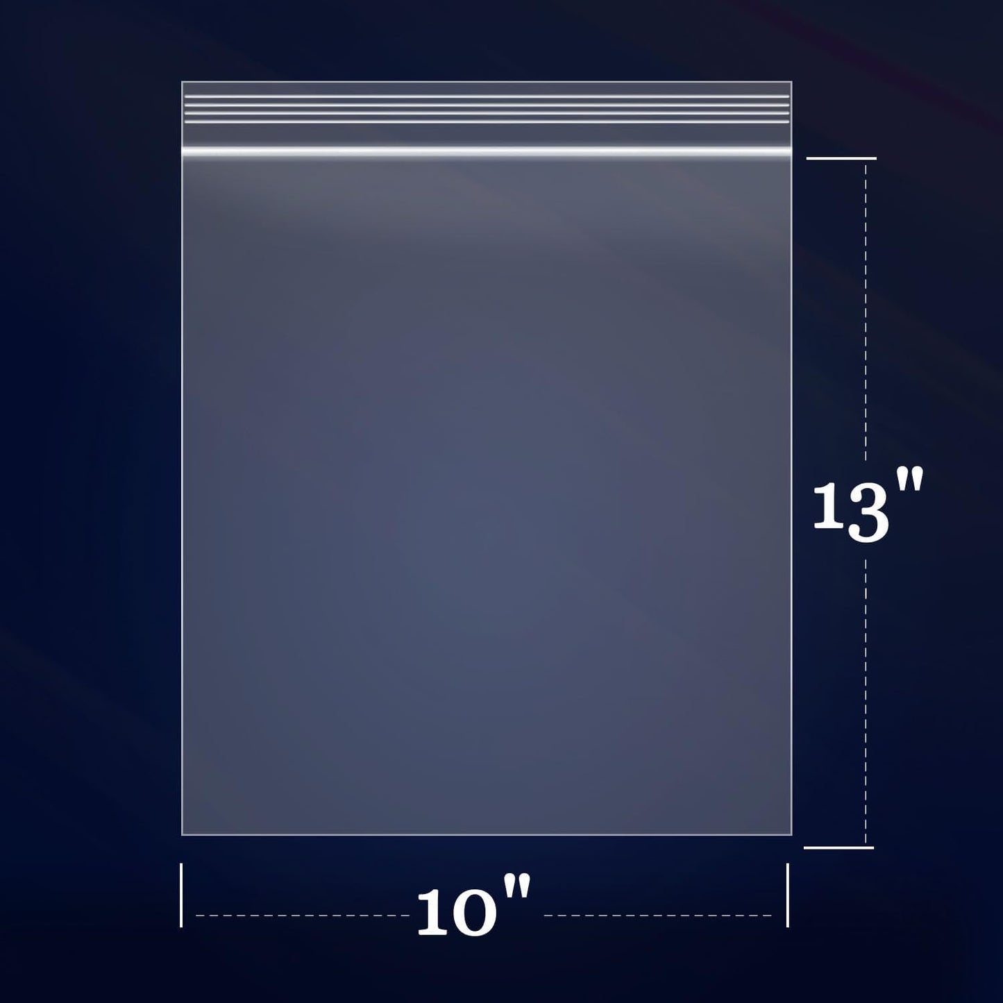 iMailer - 1000 Count - 10" x 13" Clear Zip Bags -2 Mil Reclosable Zip Plastic Poly Bags with Lock Seal Zipper for Clothing, T-Shirt, Prints, Photos, Documents