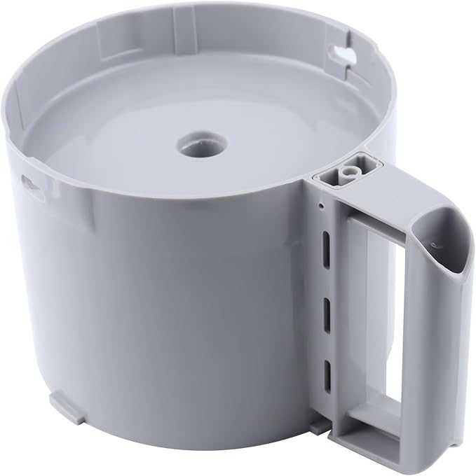 Cutter Bowl Compatible with Robot Coupe R2, R2B, R2N, R2 Dice Food Processor, 3 Quart, Gray, Replace OEM 112204S
