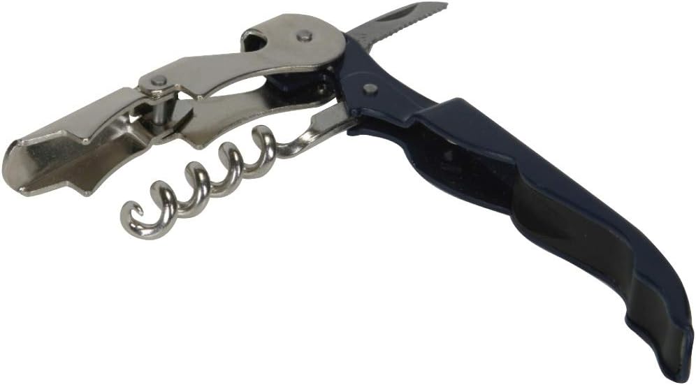 Thirsty Rhino Anggur Double Hinged Waiter's Corkscrew (Set of 12) (Navy Blue)