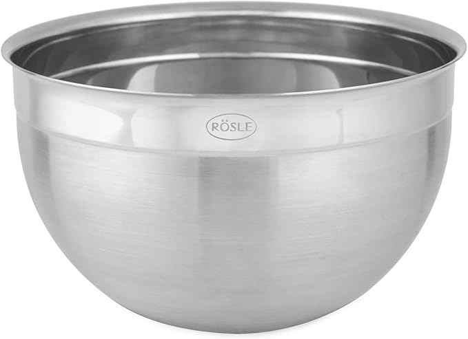 Rosle 3.3qt Deep Bowl, 7.9" diameter (3.3-quart), Stainless Steel
