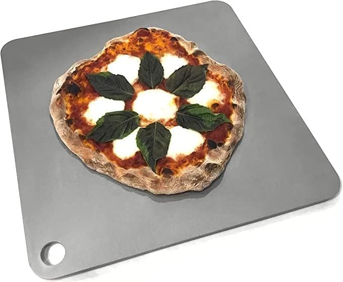 16" by 16" Pizza Steel (1/4" Thickness) - Multipurpose Cooking Steel for Ovens & Grills - Made in the USA