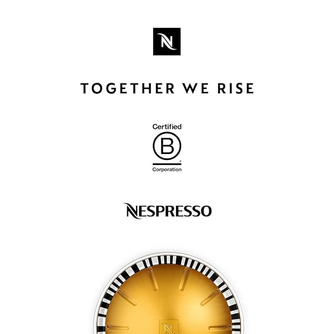 Nespresso Vertuo Altissio Decaffeinato, Dark Roast Espresso, 30 Count Coffee Capsules