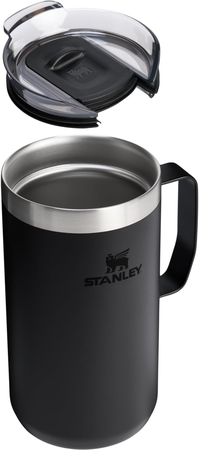 STANLEY Everyday Camp Mug | Drink Through Lid | Cup for Coffee, Tea and Drinks | Insulated Stainless Steel Coffee Mug | BPA-Free
