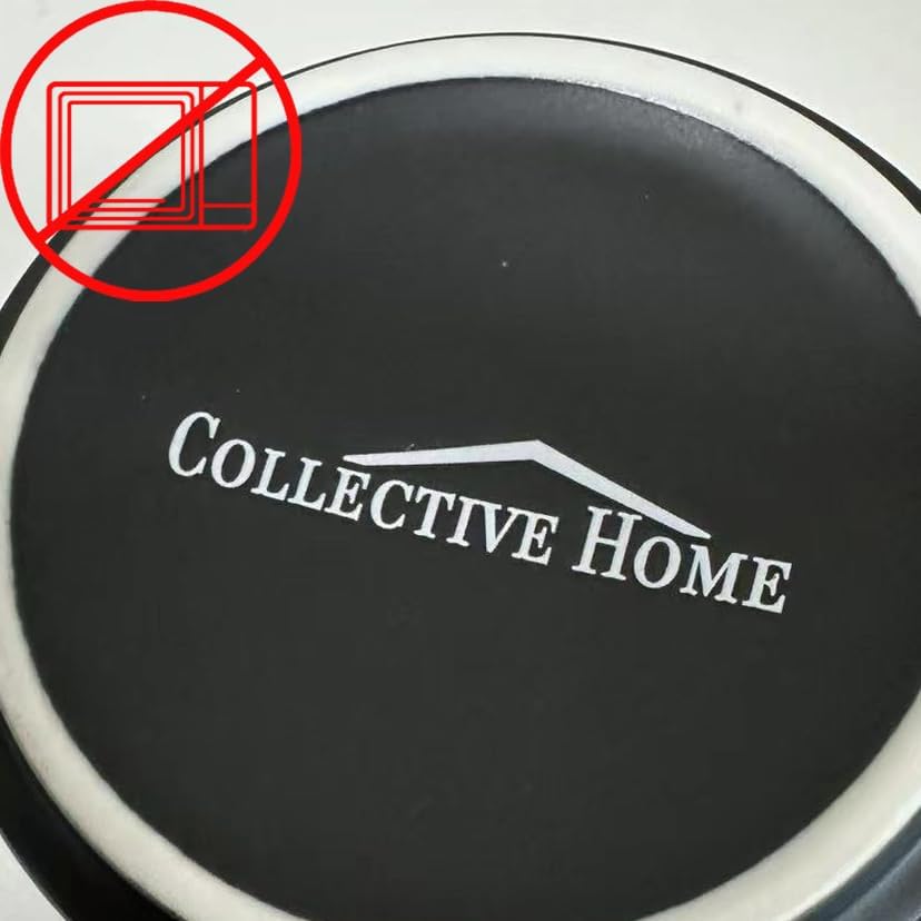 COLLECTIVE HOME - Black Monogram Ceramic Mugs, 15 oz Golden Initial Coffee Cups, Elegant Alphabet Tea Mugs, Personalized Halloween Mug with Gift Box, Perfect for Office and Home Décor (g)
