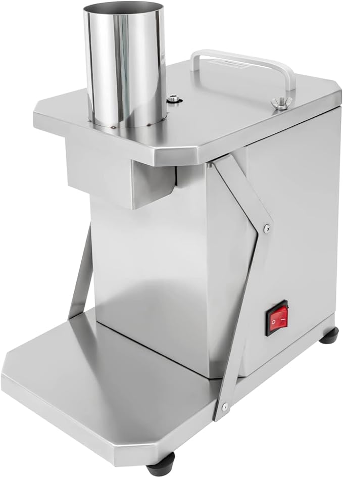 Commercial Vegetable Dicer – 200W Electric Automatic Chopper with 3 Interchangeable 304 Stainless Blades, for Restaurants & Hotels