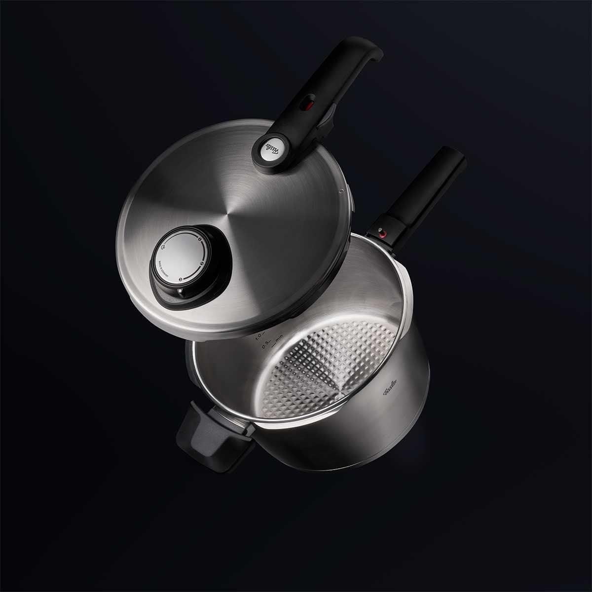 Fissler Vitavit Premium Pressure Cooker and Pressure Skillet Set, 2.6 Quart and 6.3 Quart