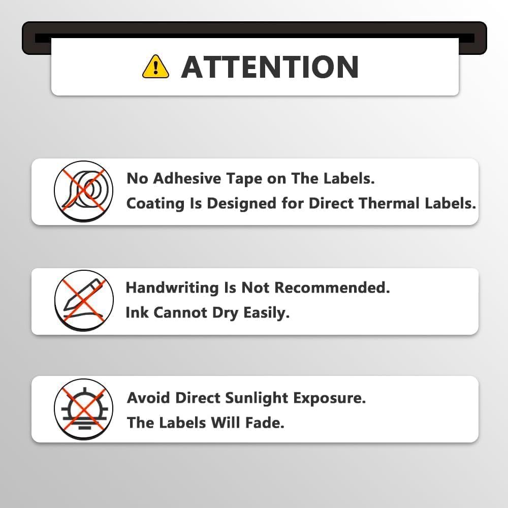 BETCKEY - Compatible DYMO 1744907 (4" x 6") Shipping Labels, Perforated, Compatible with DYMO Labelwriter 4XL Rollo & Zebra, NOT Fit 5XL [10 Rolls/2200 Labels]