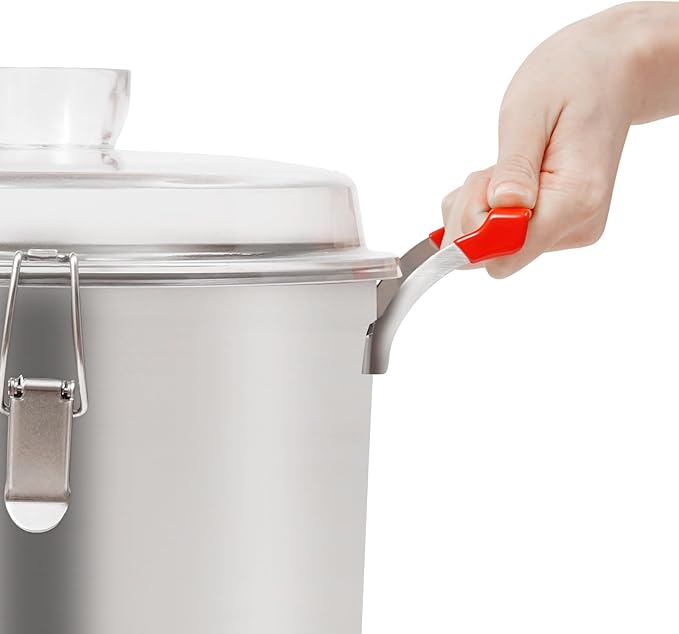 1100W 110V Commercial Food Processor, 10L Electric Stainless Steel Food Cutter 1400RPM High Output, Multifunctional Meat Grinder for Vegetable Fruits Grains Peanut Ginger Garlic