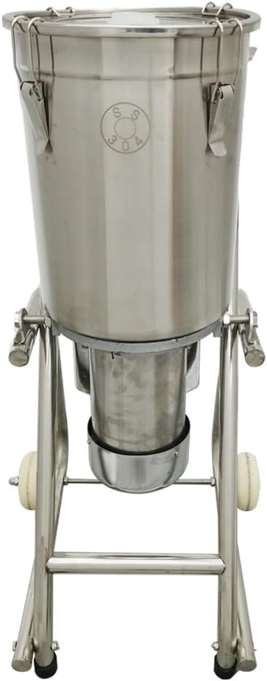 Commercial Food Processor 32L Stainless Steel Meat Vegetable Chopper Food Cutter 1800W Meat Grinder Meatball Beater Blender for Fruit Vegetable Grains Garlic