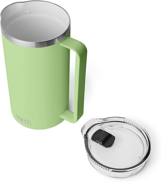 YETI Rambler 64 oz Pitcher, Vacuum Insulated, Stainless Steel with MagSlider Lid, Key Lime