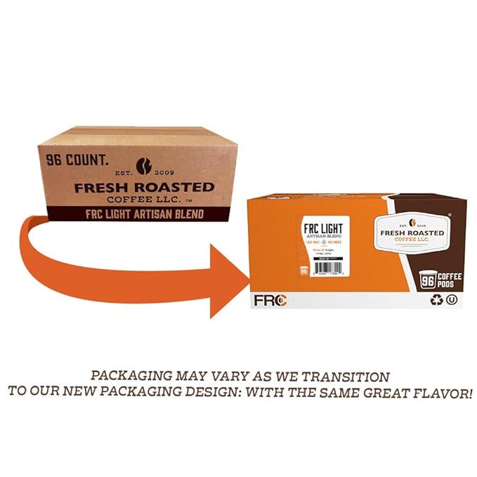 Fresh Roasted Coffee, Dark Roast Blend Variety Pack, K-Cup Compatible, 96 Count