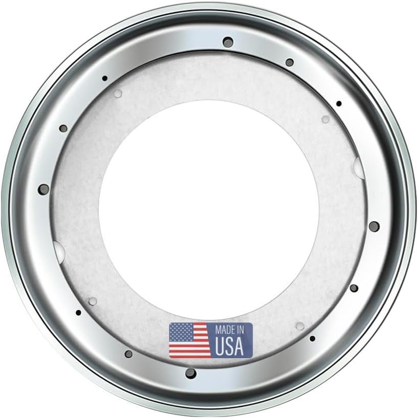 Lazy Susan Hardware, 9 inch, 750 lbs. Load Capacity, Pack of 2 Steel Lazy Susan Turntable Ball Bearing, by Woodpeckers