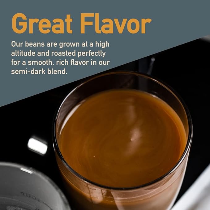 Healthy Bean Low Acid Coffee Pods - Superfood Infused, USDA, Organic Low Acid Coffee, Mold Free Coffee Pods - Clean, Healthy - Mycotoxin Free Coffee - Semi-Dark Roast, 12 Pack
