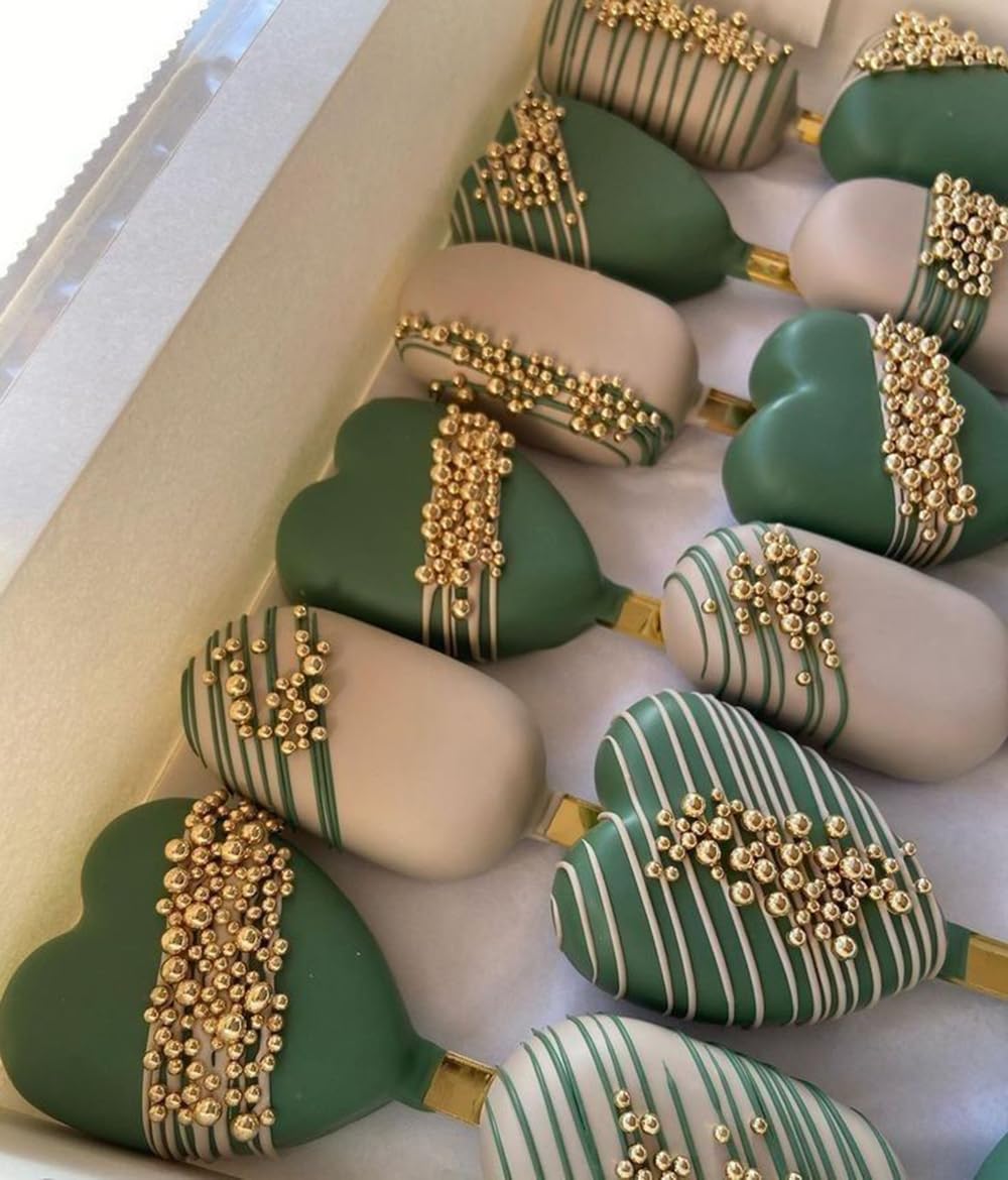4 in 1 Super Gold Pearl Sugar Sprinkles 6 oz, 4 sizes Candy Pearls Ideal for Baking, Cake and Cupcake Toppers, Cookie Decoration, Ice Cream Topping, Wedding Shower Party Valentines Halloween Christmas