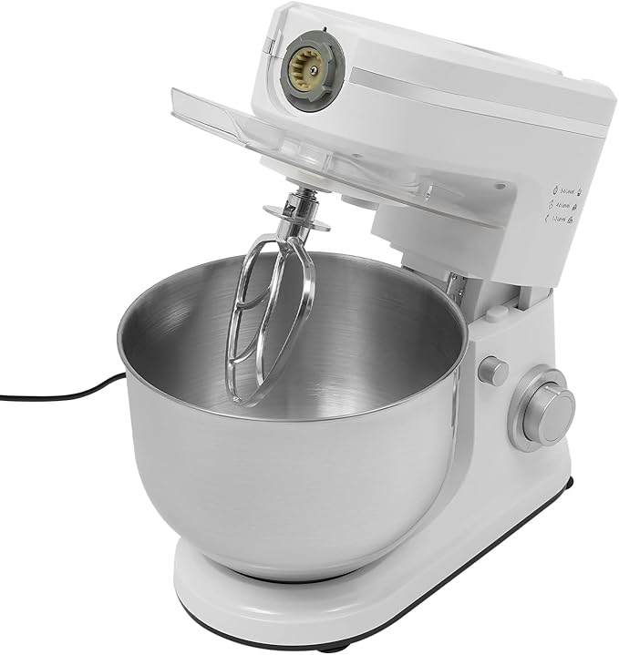 Stand Mixer, 6.34Qt Electric Food Mixer 700W 6+1 Speed Kitchen Electric Mixer with Dough Hook, Mixing Beater, Egg Whisk