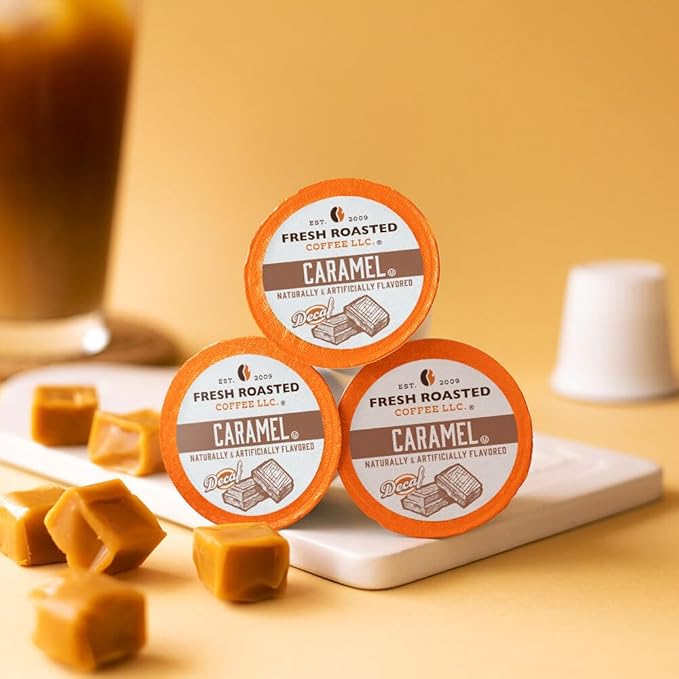 Fresh Roasted Coffee, Decaf Traditional Flavors, Flavored Coffee Pod Variety Pack, K-Cup Compatible, 96 Count
