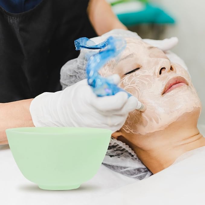 Healifty Silicone Mixing Bowls Set of 3 - Diy Facial Mask Mixing Bowls for Home Spa and Salon Use - Durable and Safe Material for Beauty Applications