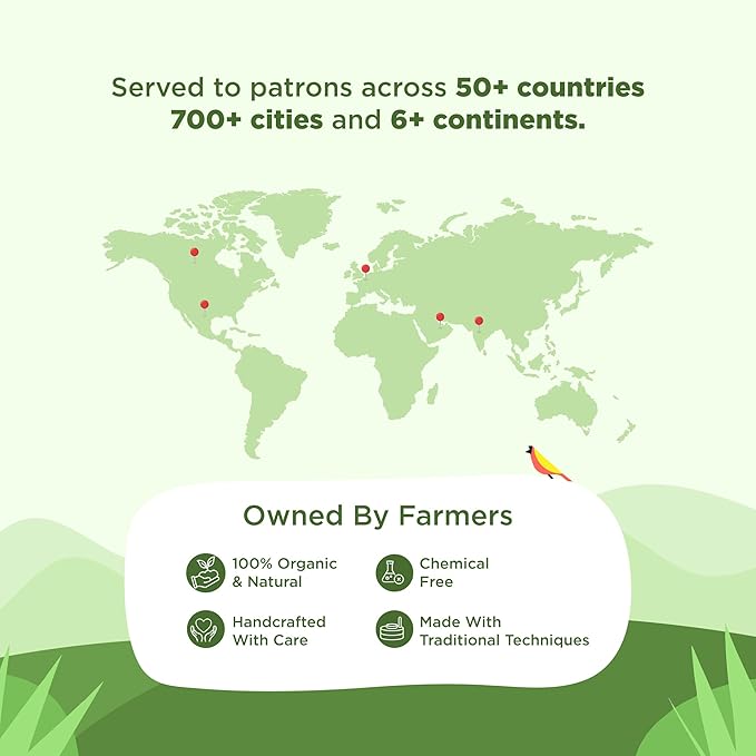 Grass Fed A2 Cultured Ghee | Gir Cow Ghee | Clarified Butter | Cultured Desi Ghee ,Non-GMO, Lactose-Free, Keto Friendly - Two Brothers Organic Farms (16 fl oz (500 ml) Plastic)