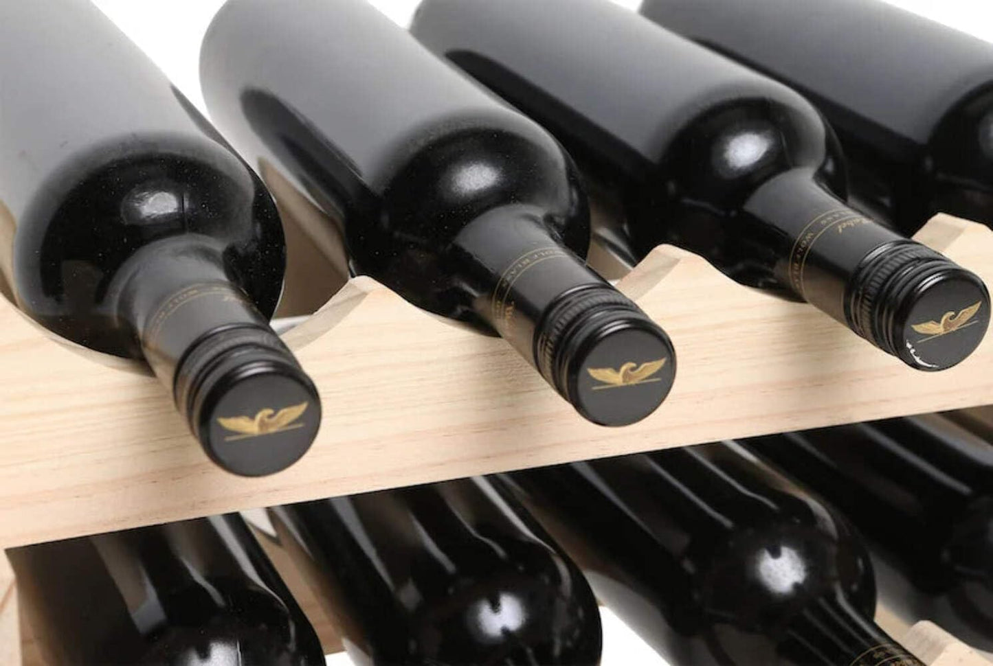 216 Bottle Wine Rack Natural Pine
