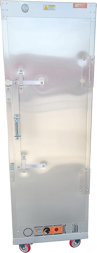 HeatMax 6 Foot Commercial Electric Food Warmer Holding Cabinet. Made in USA with Service and Support, Fits Full Size Sheet Pans, Churches, Schools, Catering, Fully Assembled, 120V Plug
