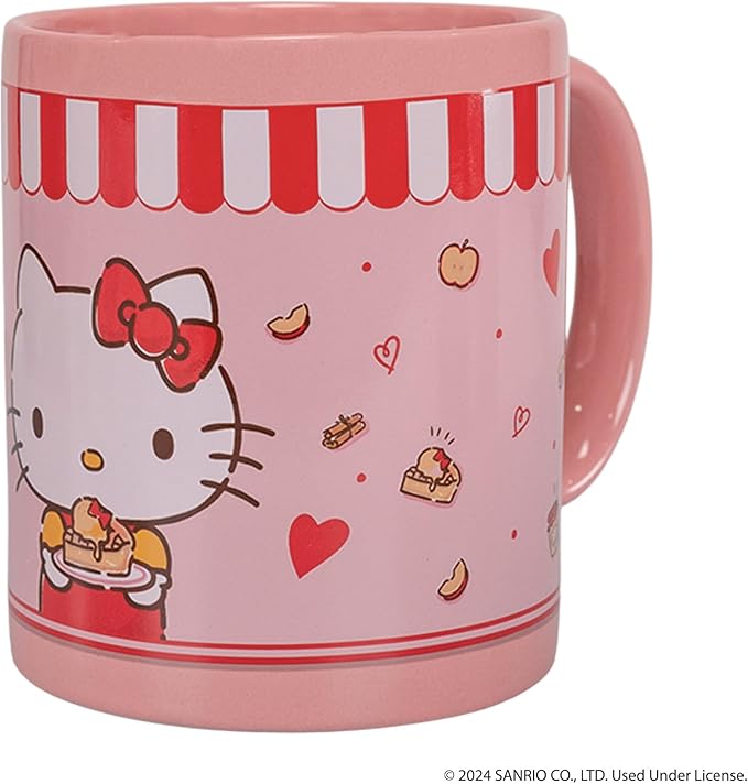 Uncanny Brands Hello Kitty Single Cup Coffee Maker Gift Set with 2 Mugs