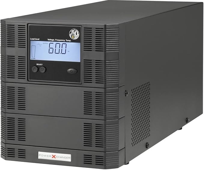 Voltage & Frequency Converter & Transformer - Step-Down 220V 50Hz to 120V 60Hz - Continuous Power, Smart Protection Features, Pure Sine Wave Output – PowerXchanger EX-12